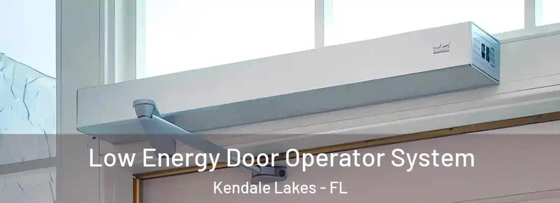 Low Energy Door Operator System Kendale Lakes - FL